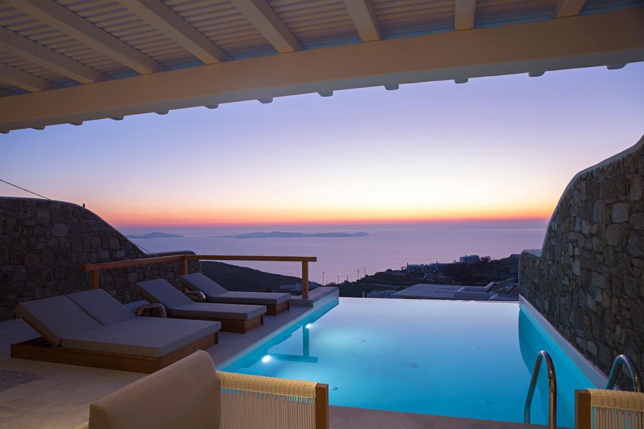 Villa Apollo-Private Pool-Amazing View Mykonos Town 外观 照片