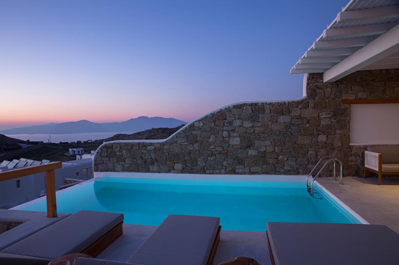 Villa Apollo-Private Pool-Amazing View Mykonos Town 外观 照片