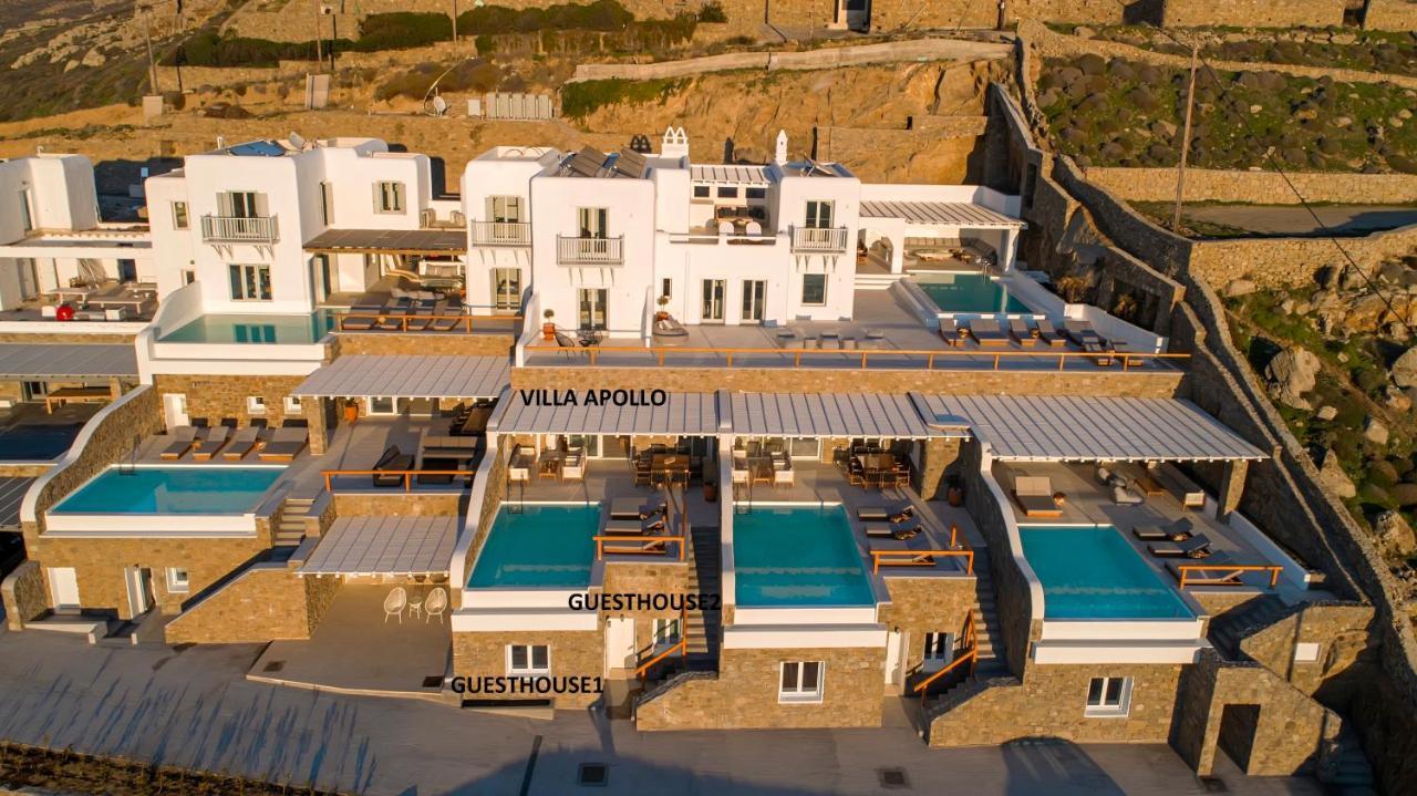 Villa Apollo-Private Pool-Amazing View Mykonos Town 外观 照片